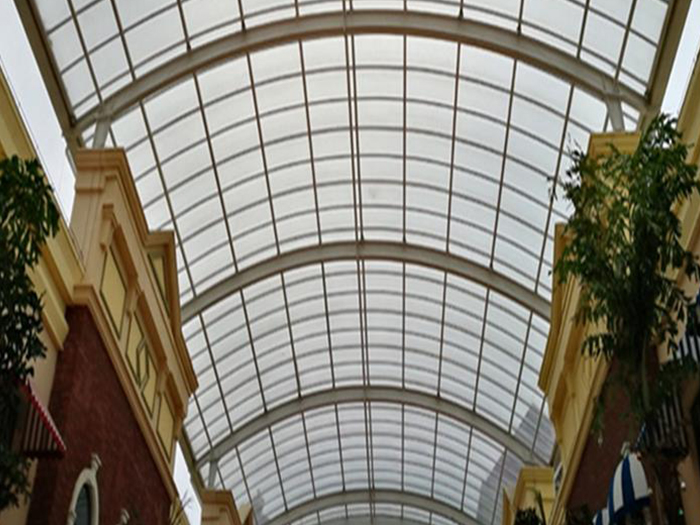 香港屋面网架顶棚吊装方案